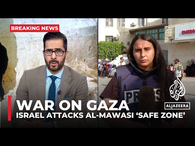 ⁣War on Gaza: At least 21 killed in Israeli attack on Gaza’s al-Mawasi ‘safe zone’