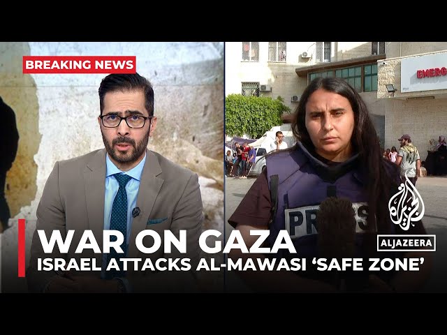 War on Gaza: At least 21 killed in Israeli attack on Gaza’s al-Mawasi ‘safe zone’