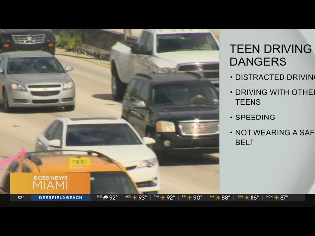 ⁣Experts warn parents of teen drivers as they enter 100 deadliest days