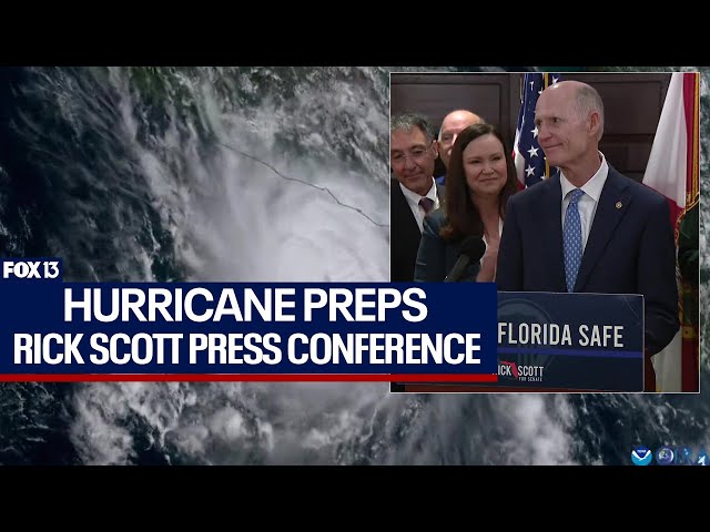 ⁣Rick Scott on hurricane preps
