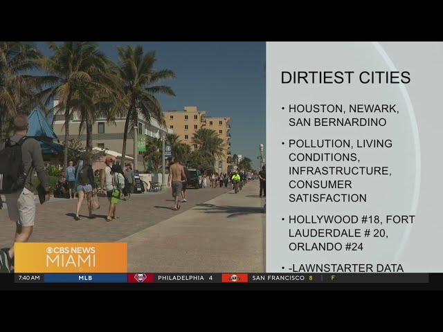 ⁣Orlando, Hollywood and Fort Lauderdale make list of dirtiest cities