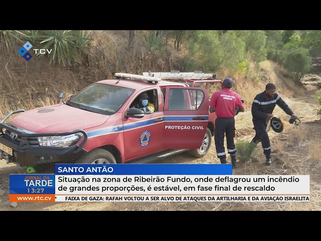 ⁣Incêndio em Ribeirão Fundo está estável e em fase final de rescaldo