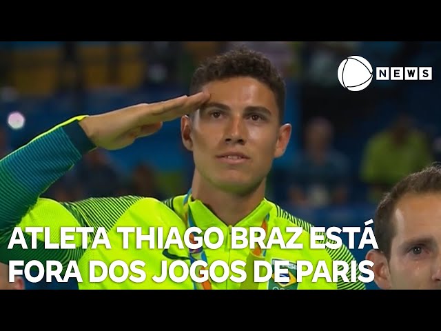 Atleta Thiago Braz é suspenso e está fora dos jogos de Paris