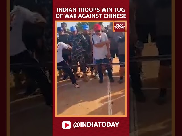 ⁣Watch: Indian Army Personnel Win Tug Of War Against Chinese Troops In Sudan | India Today