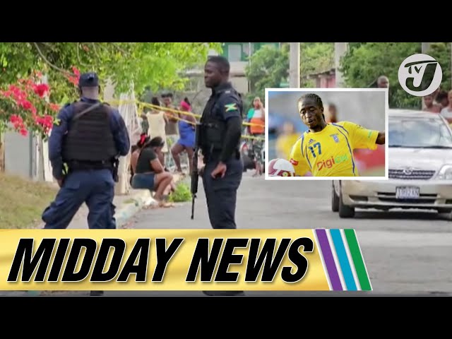 ⁣Footballer Rafiek Thomas Killed in Denham Town | TVJ Midday News