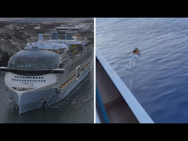 ⁣Passenger dies after falling overboard from the world's largest cruise ship
