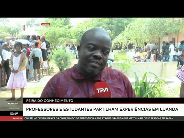 ⁣Feira do Conhecimento - Professores e estudantes partilham experiência em Luanda
