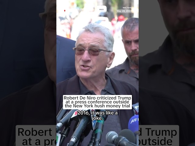 ⁣‘You are gangsters’: Robert De Niro clashes with pro-Trump protesters