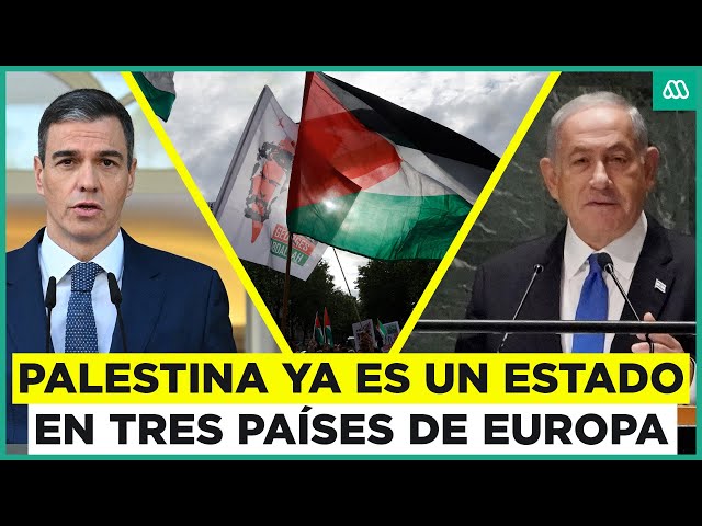 ⁣Conflicto en Medio Oriente: España, Irlanda y Noruega reconocen oficialmente a Palestina como Estado