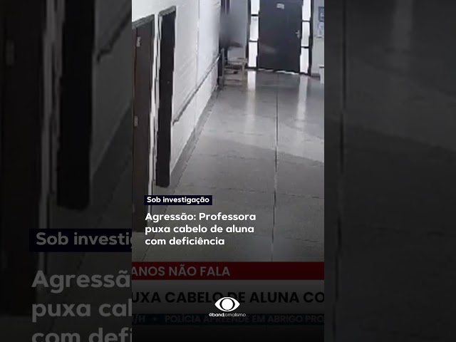 ⁣No Paraná, professora agride aluna com síndrome do down #shorts