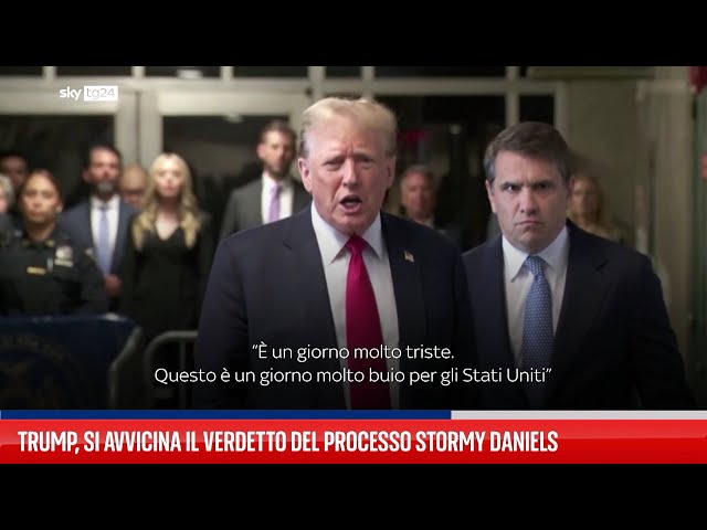 ⁣Trump, si avvicina il verdetto del processo Stormy Daniels