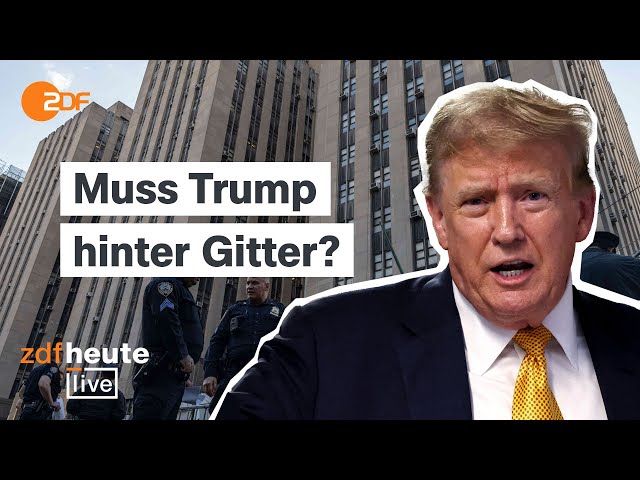 Schlussplädoyers im Strafprozess: Was Trump jetzt droht | ZDFheute live
