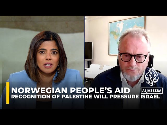 ⁣Norwegian People’s Aid: More countries recognising Palestine may pressure Israel for peace talks