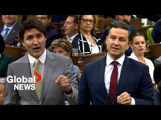 ⁣Trudeau says Poilievre’s “lack of ambition” as housing minister to blame for current crisis