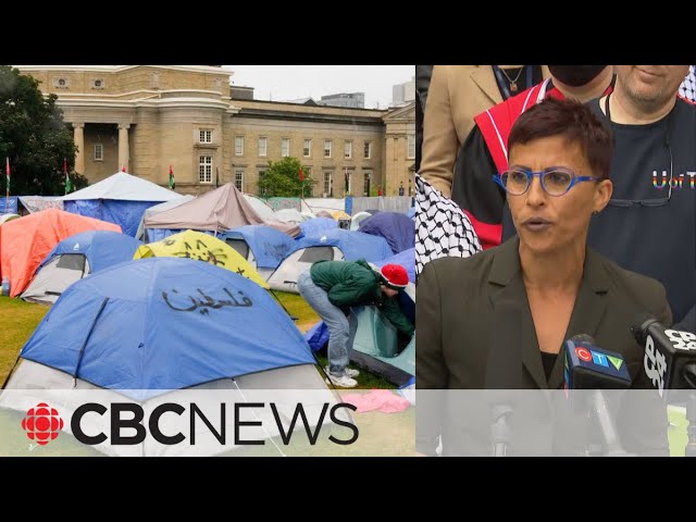 ⁣U of T faculty on removing encampment: 'You'll have to go through us first'