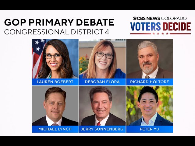 ⁣CBS Colorado hosts Voters Decide Congressional District 4 Debate