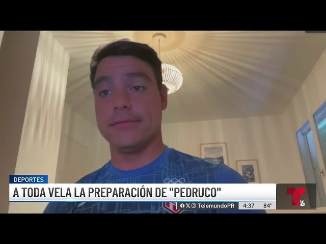 ⁣A toda vela la preparación de Pedro Luis Fernández para su debut olímpico