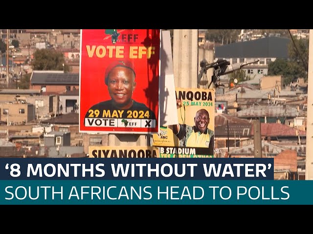 ⁣South Africa's ruling ANC party risks losing its grip on power in watershed election | ITV News