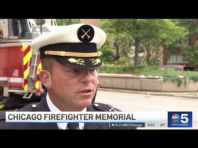 ⁣Fallen Chicago firefighters HONORED in memorial event