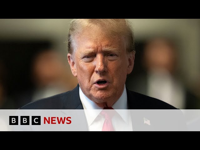 ⁣Closing arguments in Donald Trump hush money trial | BBC News