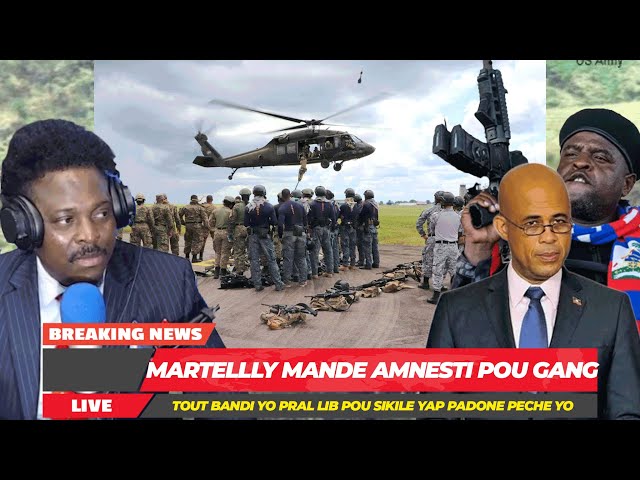 ⁣Gang Yo pral Gen Bagay Nan Men yo, Michel Martelly Pral Legalize Tout Bandi Yo Bayo Amensti