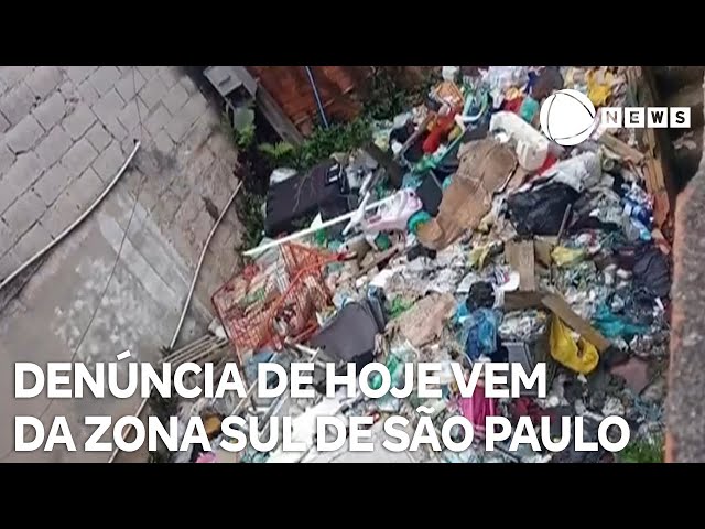 Record News contra a dengue: denúncia de hoje vem zona sul de São Paulo