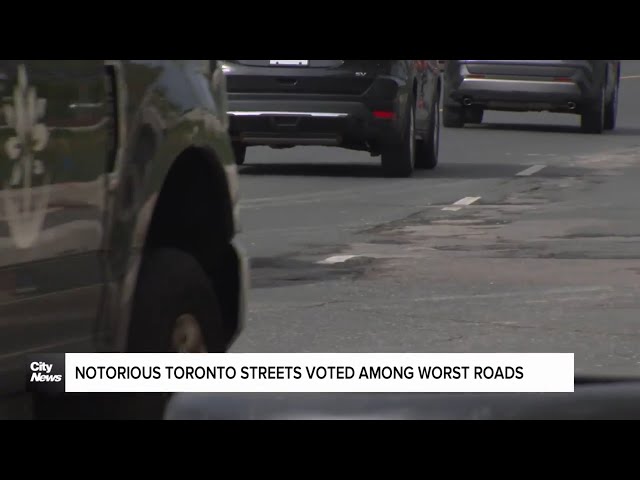 ⁣Notorious Toronto streets make list of Ontario's worst roads