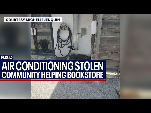 ⁣Air conditioning stolen from St. Pete bookstore