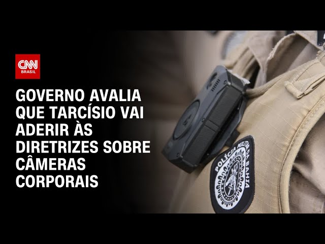 Governo avalia que Tarcísio vai aderir às diretrizes sobre câmeras corporais | CNN PRIME TIME