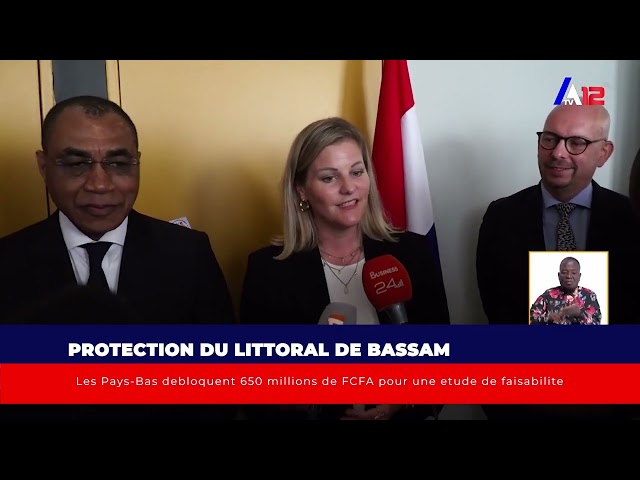 ⁣Protection du littoral de Bassam Les Pays Bas debloquent 650 millions de FCFA pour une etude de fais