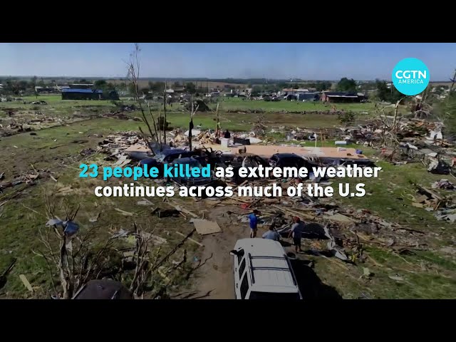 ⁣23 people killed as extreme weather continues across U.S.