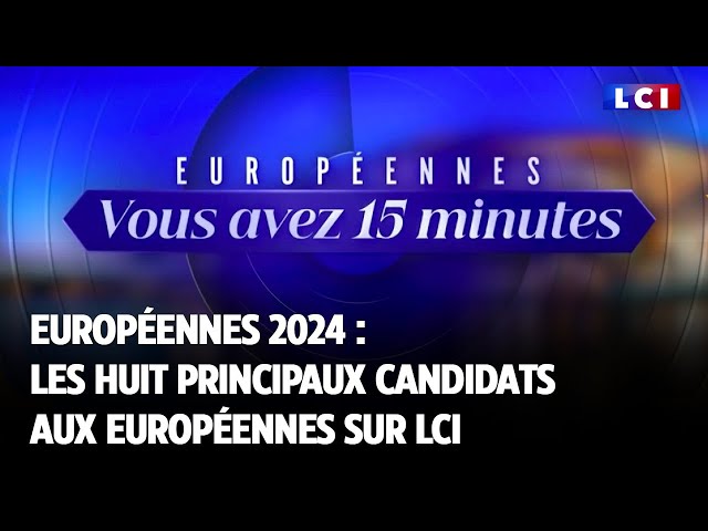 ⁣Européennes 2024 | Les huit principaux candidats aux européennes sur LCI