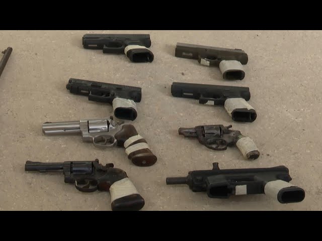 Police removing illicit firearms from the streets