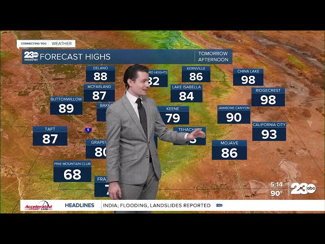 ⁣23ABC evening weather update May 28, 2024