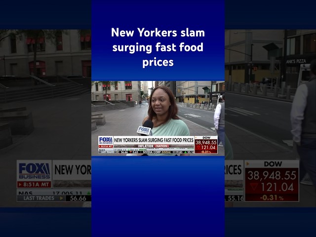 ⁣Americans ‘not happy’ about fast food prices: ‘Cuts into my bottom line’ #shorts