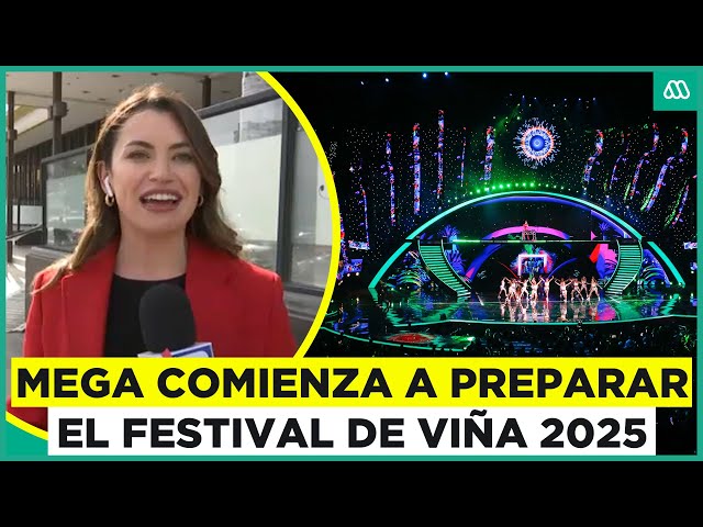 ⁣Mega comienza los preparativos para el Festival de Viña 2025