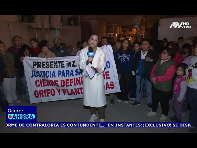 ⁣Damnificados por explosión de grifo en VMT marcharán este miércoles 29 al Congreso