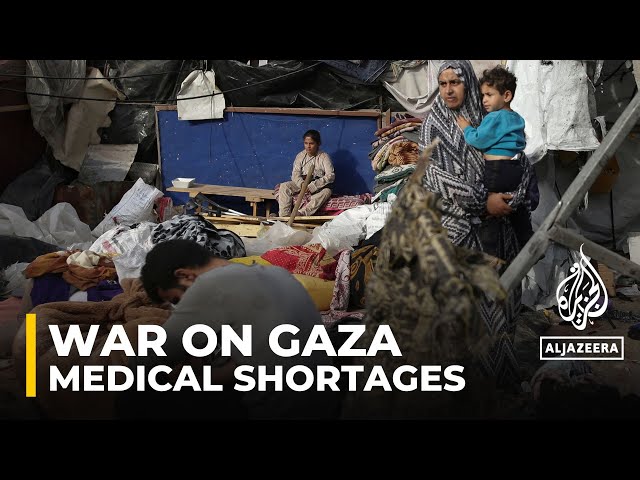 Hospitals in Gaza struggle as supplies run short and Israeli military intensifies attacks