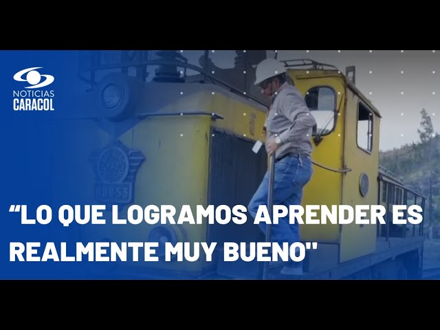 ⁣La historia de Angelmiro Cárdenas, conductor de una de las 3 locomotoras eléctricas en Colombia