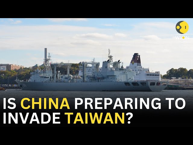 ⁣China-Taiwan tensions: China's plans invasion using civilian vessels? Launches mock missile str