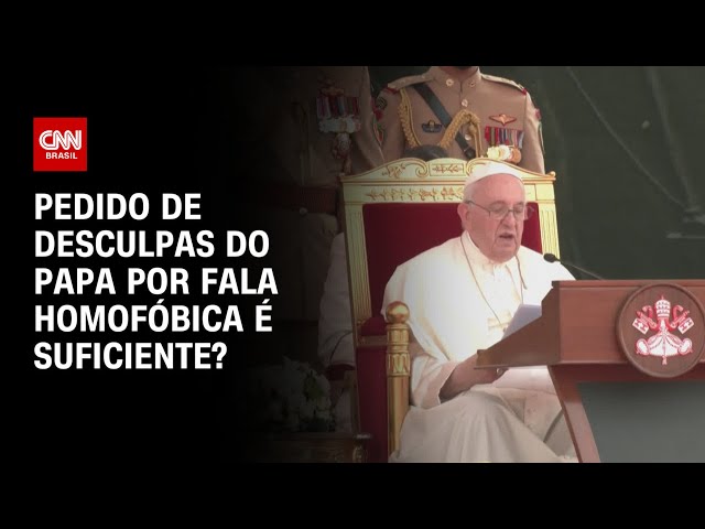 ⁣Cardozo e Coppolla debatem se pedido de desculpas do papa por homofobia é suficiente|O GRANDE DEBATE