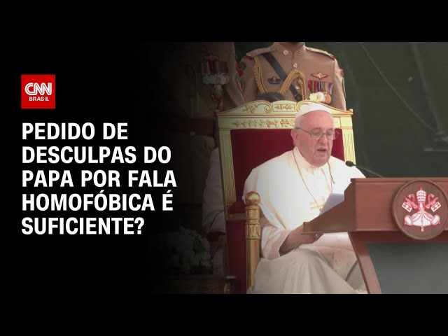 Cardozo e Coppolla debatem se pedido de desculpas do papa por homofobia é suficiente|O GRANDE DEBATE