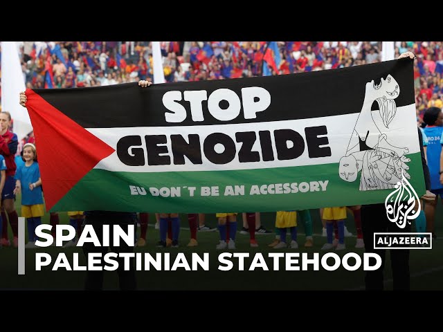 ⁣Spain recognises Palestinian statehood: Spanish pm says recognition only way to peace