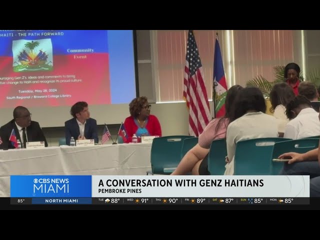⁣A conversation with Gen Z Haitians at Broward College