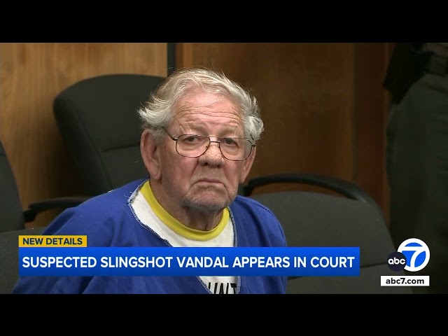 ⁣Man, 81, accused of terrorizing Azusa neighborhood with slingshot out of jail