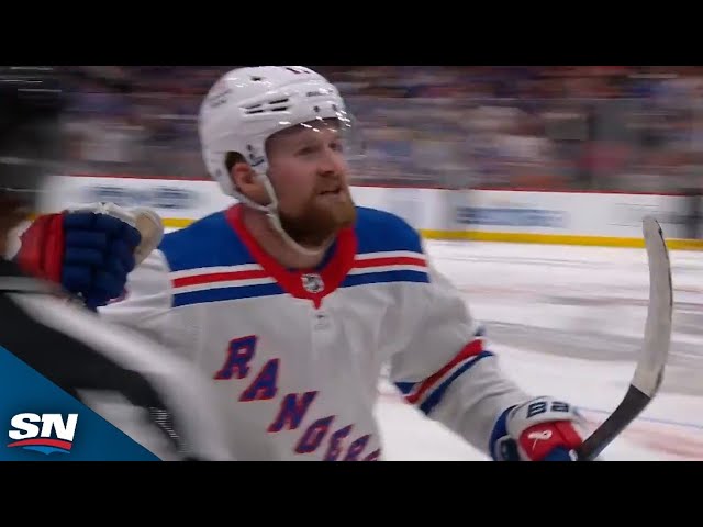 ⁣Rangers' Alexis Lafreniere Tips In His Seventh Goal Of Playoffs