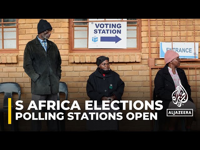 ⁣South Africa elections 2024: Polling stations open