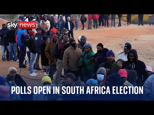 ⁣Watch South Africa General Election live: Millions head to the polls across country
