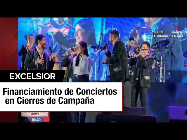 ⁣¿De dónde sale el dinero para los conciertos en cierres de campaña?