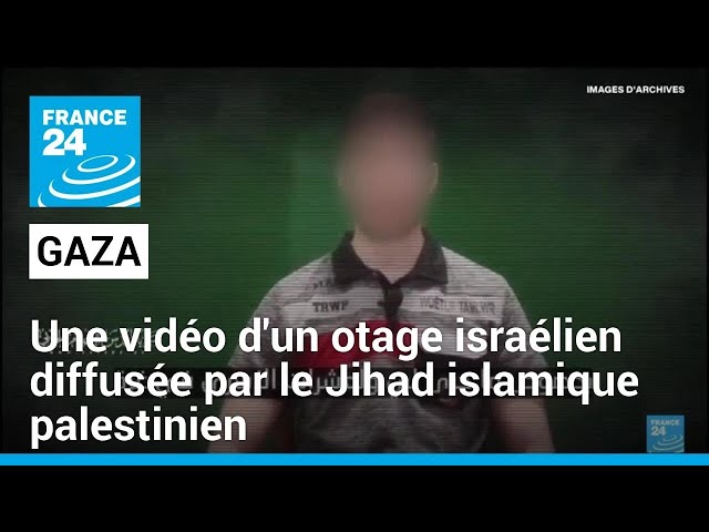 ⁣Gaza : le Jihad islamique palestinien diffuse une vidéo d'un otage israélien en vie • FRANCE 24